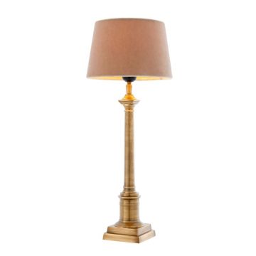 Veioza, lampa de masa cu baza inalta, finisaj brass, H-53cm, Cologne Small 101642 HZ