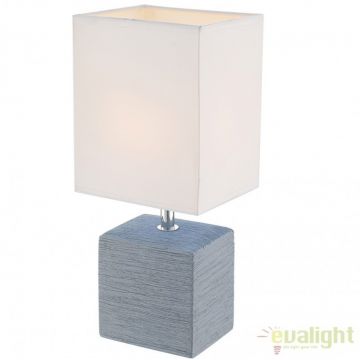 Veioza / Lampa de masa cu design modern, Geri 21676 GL