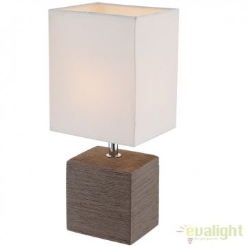 Veioza / Lampa de masa cu design modern, Geri 21677 GL