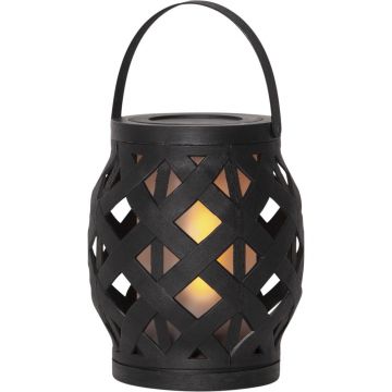 Felinar Star Trading Flame Lantern, Ã®nÄu0083lÈu009Bime 16 cm, negru