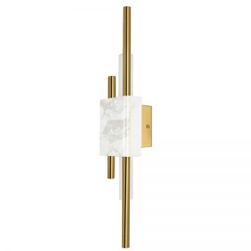 Aplica de perete LED design modern Marble, alb