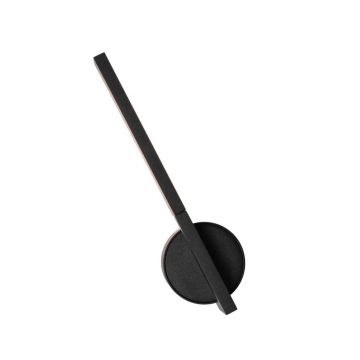 Aplica LED ambientala stil minimalist Merano I negru