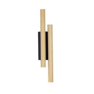 Aplica LED ambientala stil minimalist PARON 2 auriu/negru H-38cm