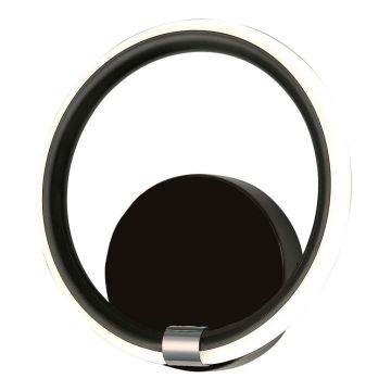 Aplica LED design modern Willow negru mat, alb