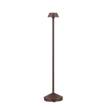 Lampadar/Lampa de podea LED de exterior IP65 ARION maro rustic