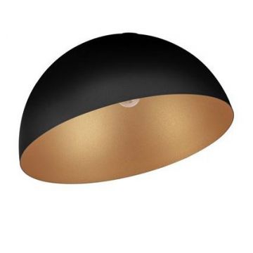Lustra aplicata design decorativ GEA negru/auriu D-50cm
