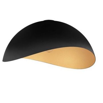 Lustra aplicata design decorativ OPSI negru/auriu D-50cm