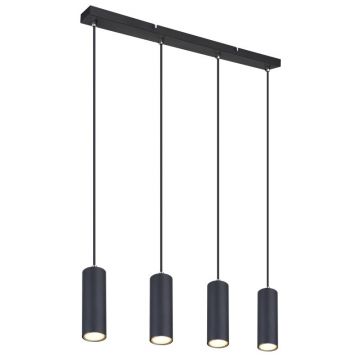 Lustra cu 4 pendule design modern ROBBY negru