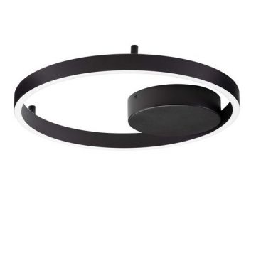 Lustra LED aplicata design modern minimalist HEDRA D-40cm negru