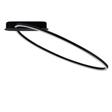 Lustra LED aplicata design modern minimalist KIKLOS negru
