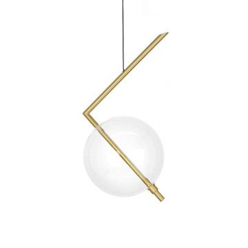 Lustra LED suspendata deosebita design modern Glass
