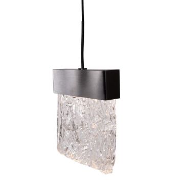 Lustra/Pendul LED dimabil decorativ Vetro negru
