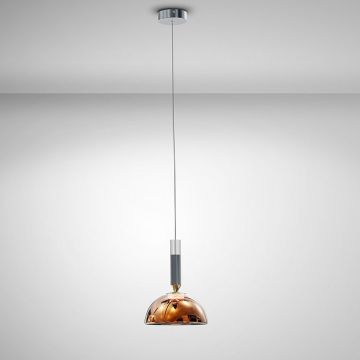 Pendul LED modern design decorativ Charlize 1L BRONZE