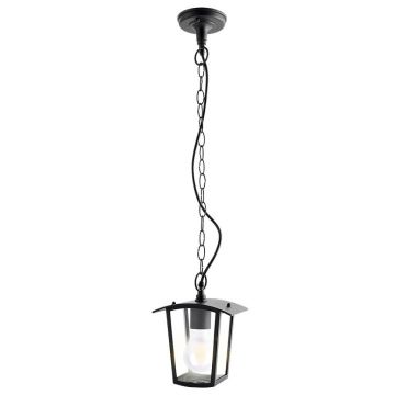 Pendul pentru iluminat exterior IP44 Taverna negru, transparent