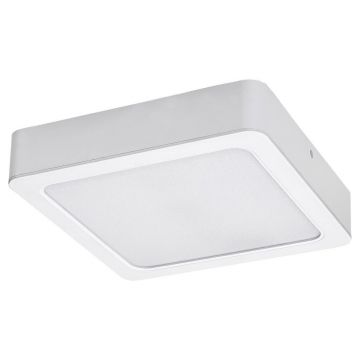Plafoniera LED design modern Shaun alb 22x22cm