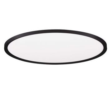 Plafoniera LED design slim ALMIRA negru D-60cm