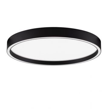Plafoniera LED design slim ISTOS negru D-50cm