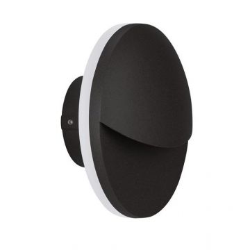 Spot LED aplicat iluminat exterior ambiental IP54 PAN negru