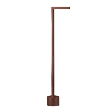 Stalp LED iluminat exterior modern IP65 PIPE H-65,5cm maro corten