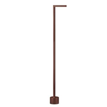 Stalp LED iluminat exterior modern IP65 PIPE H-90cm maro corten