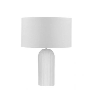 Veioza/Lampa de masa decorativa AMMOS alb