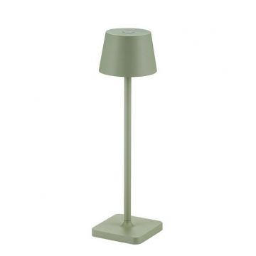 Veioza/Lampa de masa LED portabila exterior IP54 DECK verde