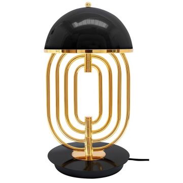 Veioza, Lampa decorativa BOTEGA negru/ auriu