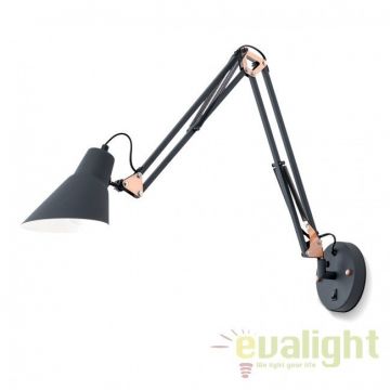 Aplica cu brat articulat Bachelor WA 2-1347 schwarz-cu OR