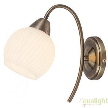 Aplica de perete design Clasic, finisaj bronz antic, Evangeline 7118 RX