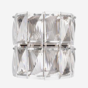 Aplica design LUX Amazone nickel, sticla 112659 HZ