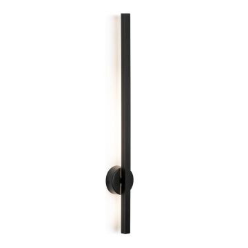Aplica LED de perete desgin minimalist Asse negru H-60cm