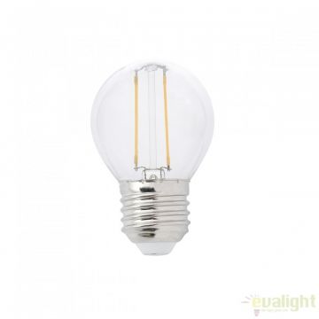 Bec LED decorativ FILAMENT E27 LED 2W 2700K 17417