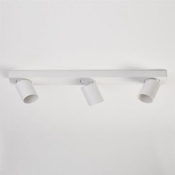Corp aplicat cu 3 spoturi directionabile Moon 3 Bar, alb