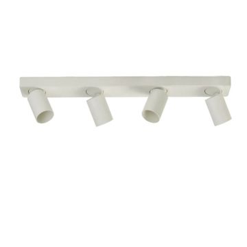 Corp aplicat cu 4 spoturi directionabile Moon 4 Bar, alb