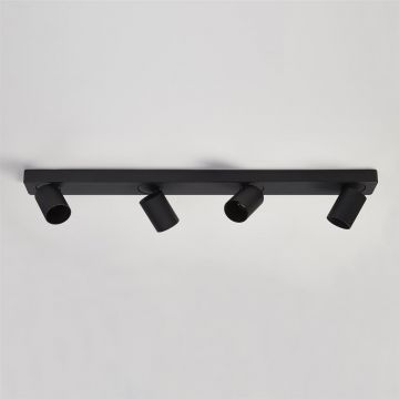 Corp aplicat cu 4 spoturi directionabile Moon 4 Bar, negru