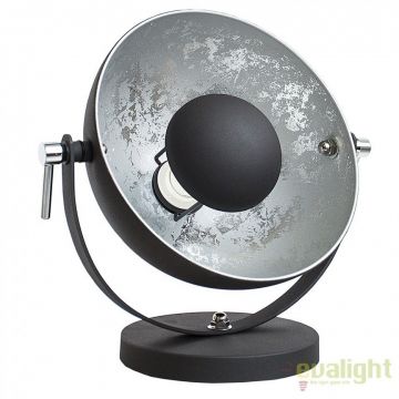 Lampa design retro diametru 40cm Studio negru/ argintiu A-37222 VC