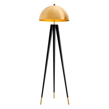 Lampadar design LUX Coyote negru/ auriu 112629 HZ