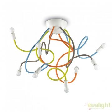 Lustra aplicata cu brate flexibile, MULTIFLEX PL8 COLOR 159010