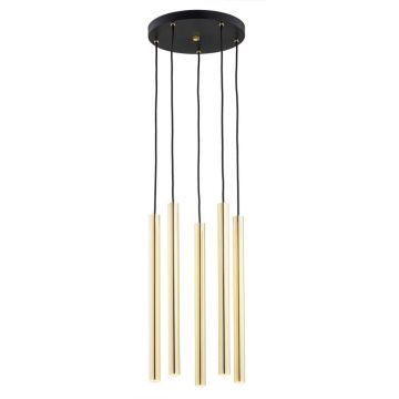 Lustra cu 5 pendule design minimalist Sicilia plus alama