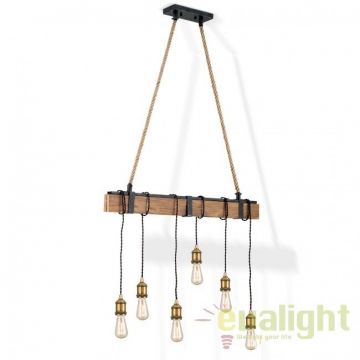 Lustra cu 6 pendule design industrial vintage Cellar HL 6-1651/6 Vintage OR