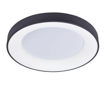Lustra LED cu telecomanda design slim SANTANA TOP 80 CCT BK