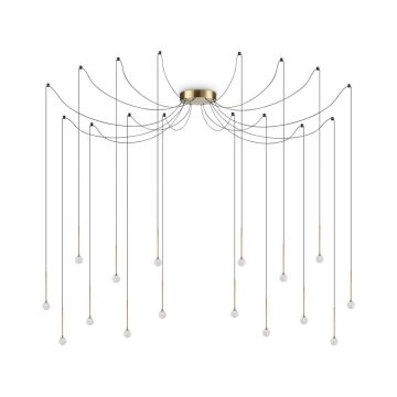 Lustra LED design minimalist Lucciola sp16 cupru