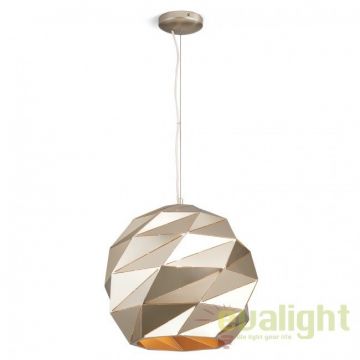 Lustra moderna Origami auriu, 42cm HL 6-1644/1 gold OR