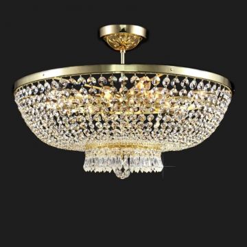Lustra, Plafoniera cristal Bohemia L15 167/10/3; F tube