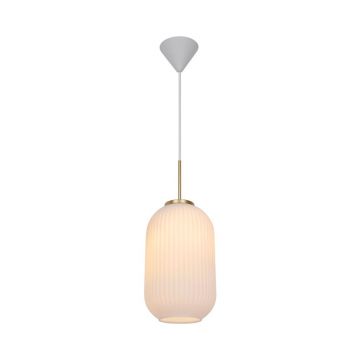 Pendul design scandinav Milford 20 alb opal