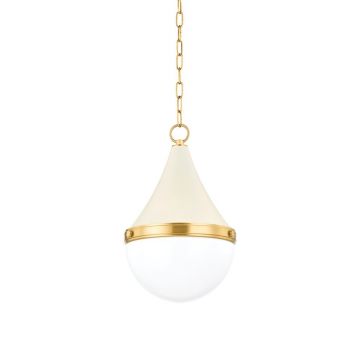 Pendul LUX, Alama Antic, Soft Cream, CIARA