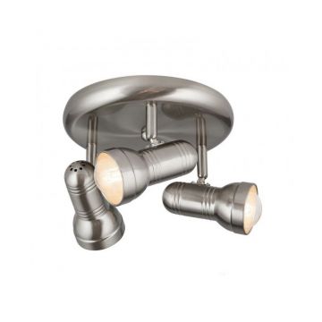 Plafoniera cu 3 spoturi directionabile Wilhelm Str 10-297/3 satin OR