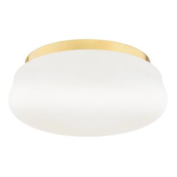 Plafoniera design modern Ombra auriu, alb