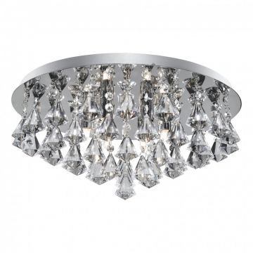 Plafoniera eleganta design modern Hanna 8L 3308-8CC SRT