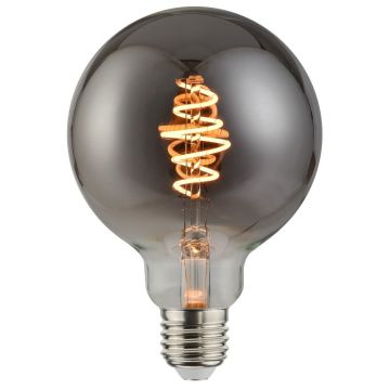 Bec decorativ Spiral E27 G125 Smoked Dimabil